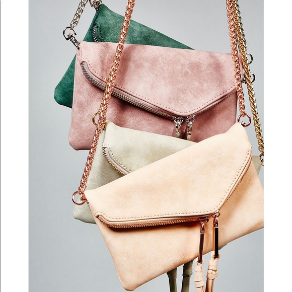 Free People Handbags - freepeople twin city vintage crossbody mauve pink